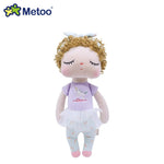 Metoo Cute Curly Hair Angela Plush Doll Personalizado PP Algodão Plush Doll Aniversário Brinquedo Presentes de Natal para Meninas e Bebês