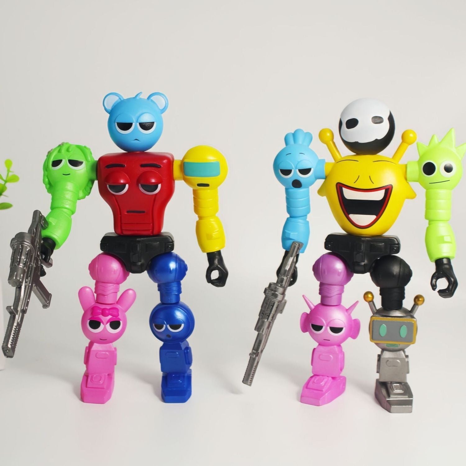 Robot Figure Sprunki Music Box Game Peripheral Doll Children's Toy Gift